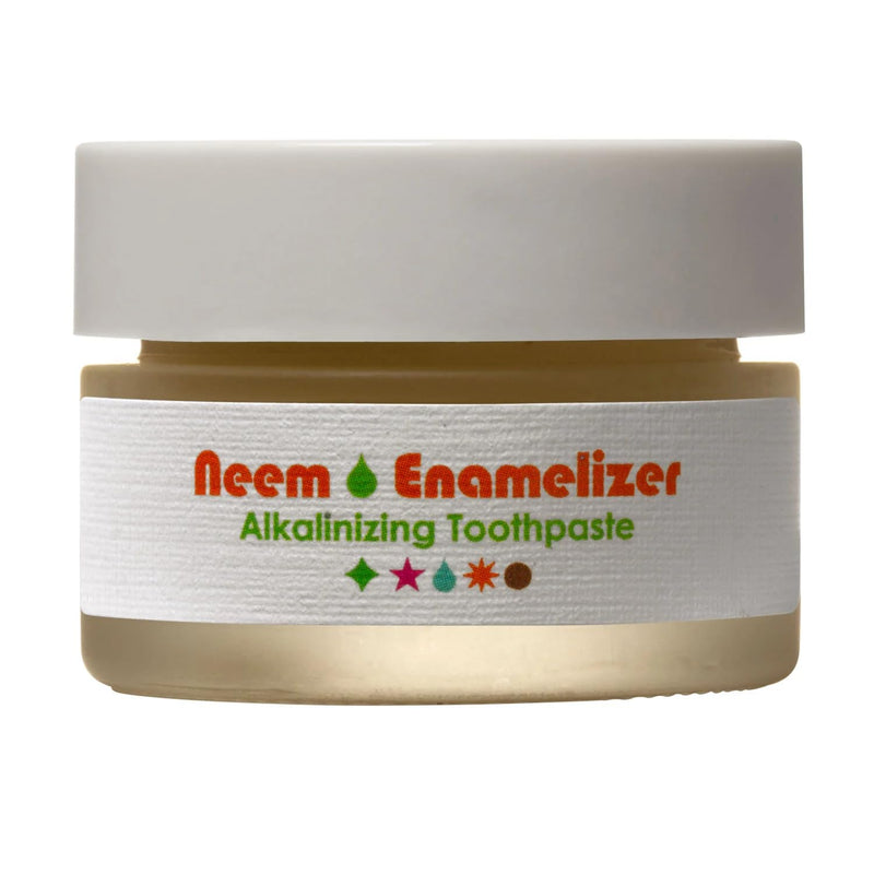 Living Libations - Organic Neem Enamelizer Toothpaste | Natural, Wildcrafted, Vegan Clean Beauty (.5 oz | 15 ml) 0.5 Fl Oz (Pack of 1)