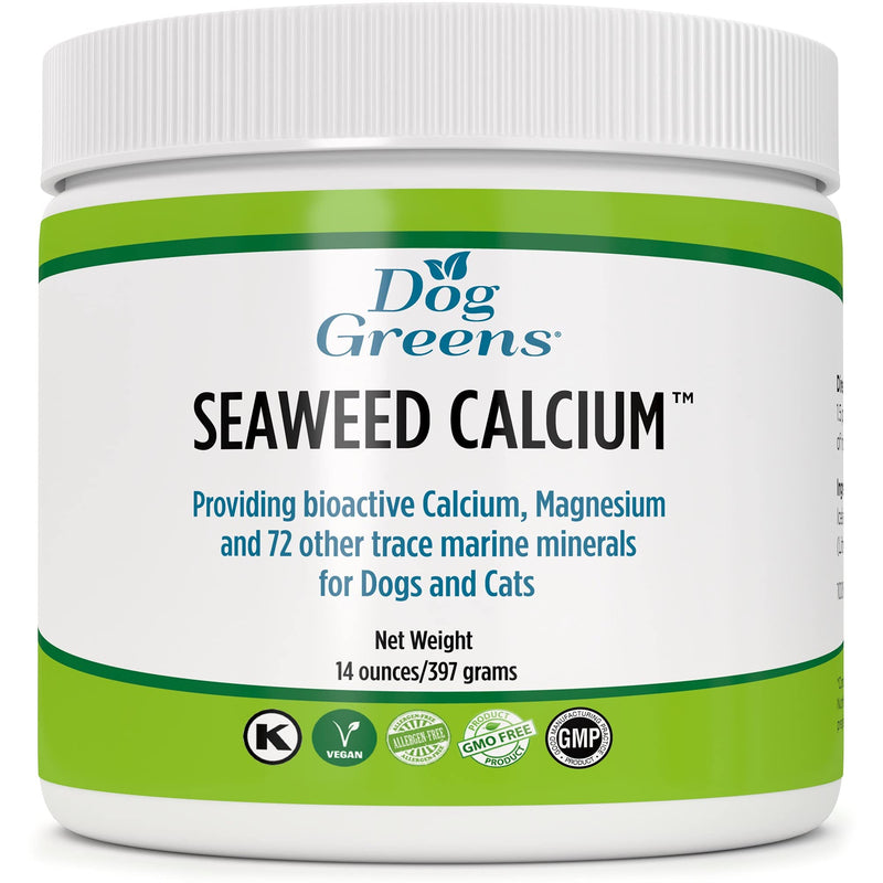 Seaweed Calcium for Pets, Vet Recommended, Tested for Purity, 14 Ounces, Formerly Nature's Best Seaweed Calcium, 1 Pack - PawsPlanet Australia