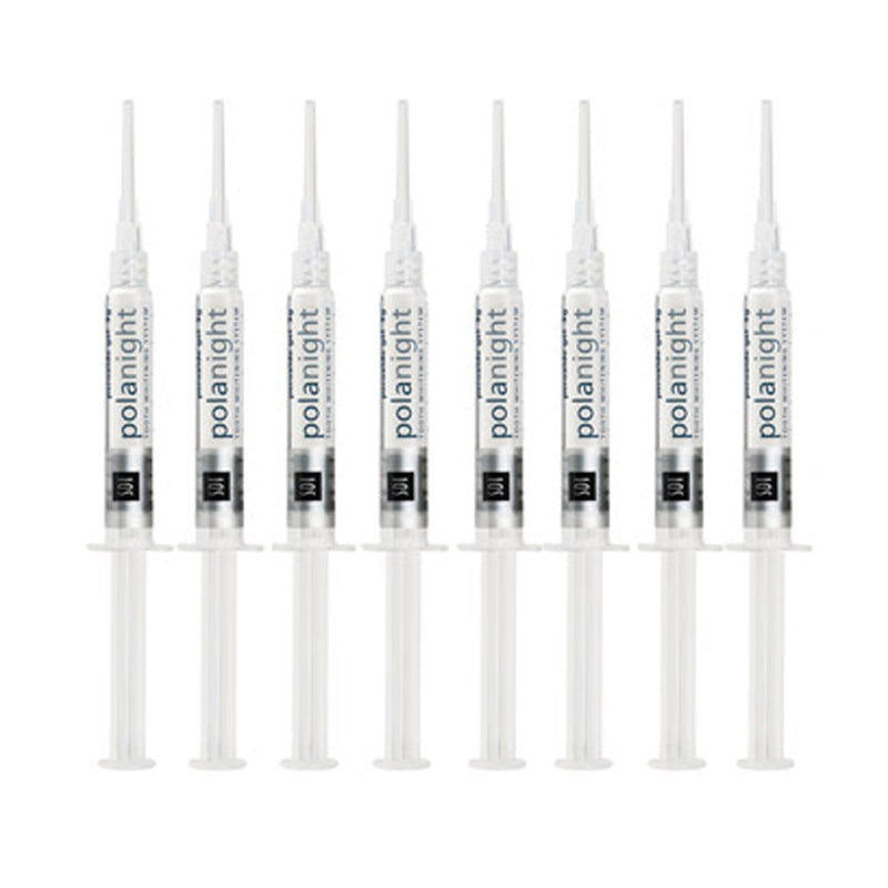Polanight 16% 8 Syringe Pack Teeth Whitening/bleaching Gel Like Opalescence Dental Health Care