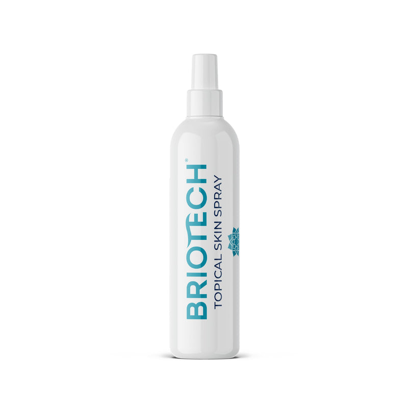 [Australia] - BRIOTECH Topical Skin Spray, Hypochlorous Acid Spray for Body & Face, Eyelid Cleanser, HOCl Facial Mist, Support Against Irritation, Calm Redness, Soothe Foot & Scalp, Packaging May Vary, 3.4 oz, 1 ct 3.4 Fl Oz (Pack of 1) 