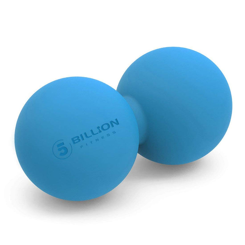 [Australia] - 5BILLION Peanut Massage Ball - Double Lacrosse Massage Ball & Mobility Ball for Physical Therapy - Deep Tissue Massage Tool for Myofascial Release, Muscle Relaxer, Acupoint Massage (blue) Blue-50 Hardness 
