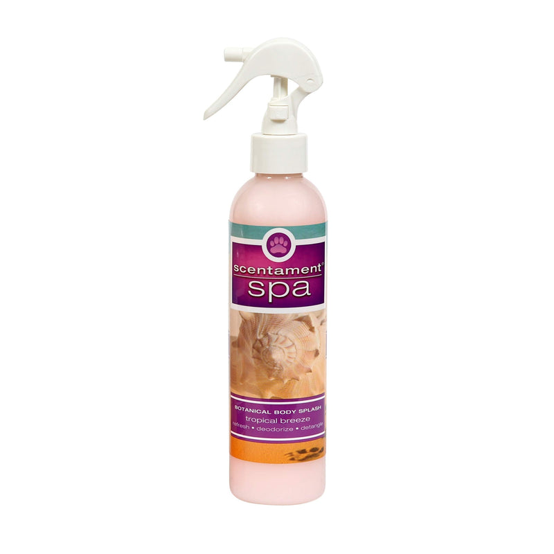 Best Shot Scentament Spa Botanical Body Splash, Detangler Spray, Body Spray for Pets, Cat and Dog Cologne Spray, Tropical Breeze, 8 Oz. - PawsPlanet Australia