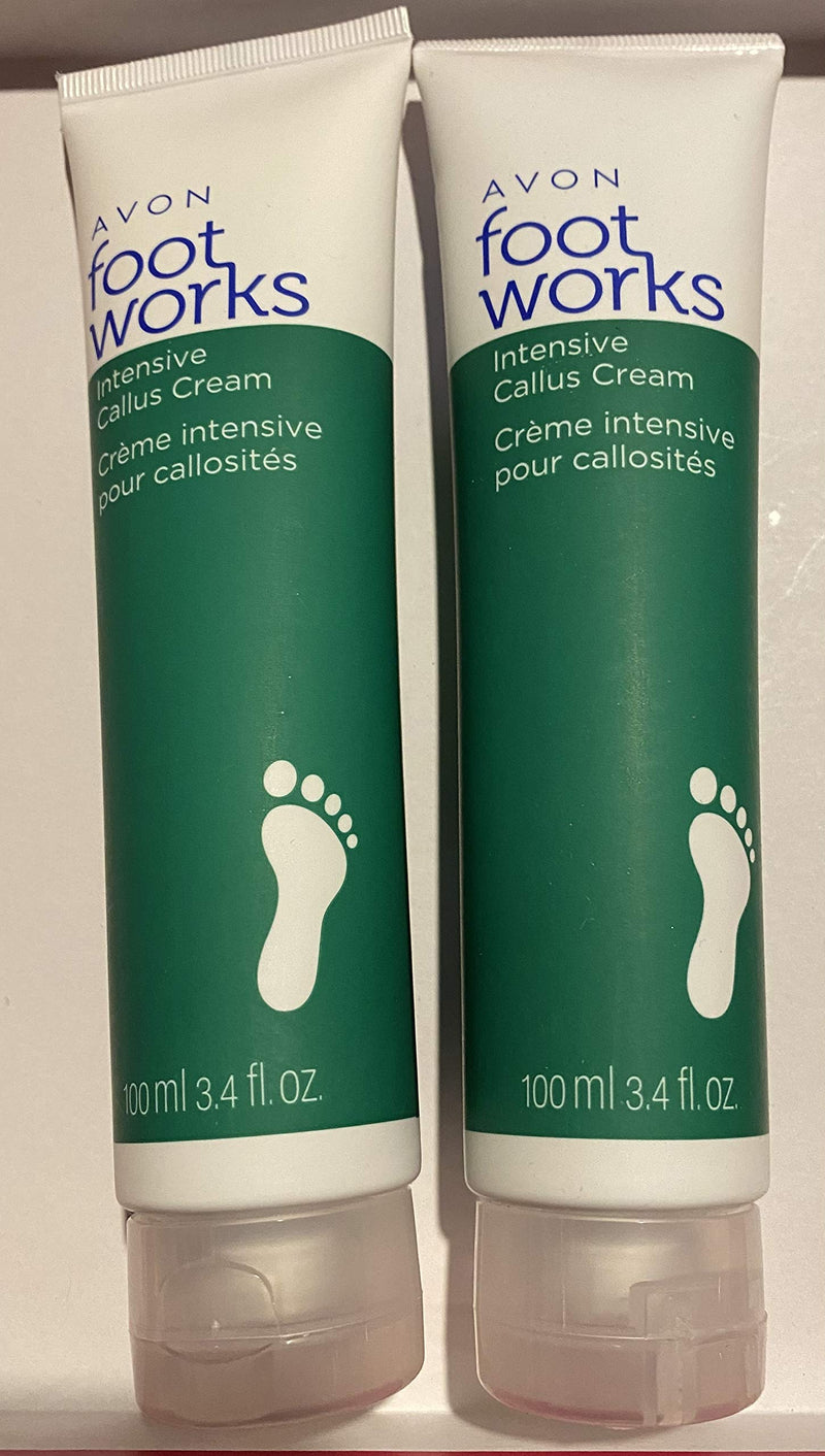 [Australia] - 2-Pack Avon Peppermint Foot Works Intensive Callus Cream 3.4 Fl Oz - All Skin Tones 