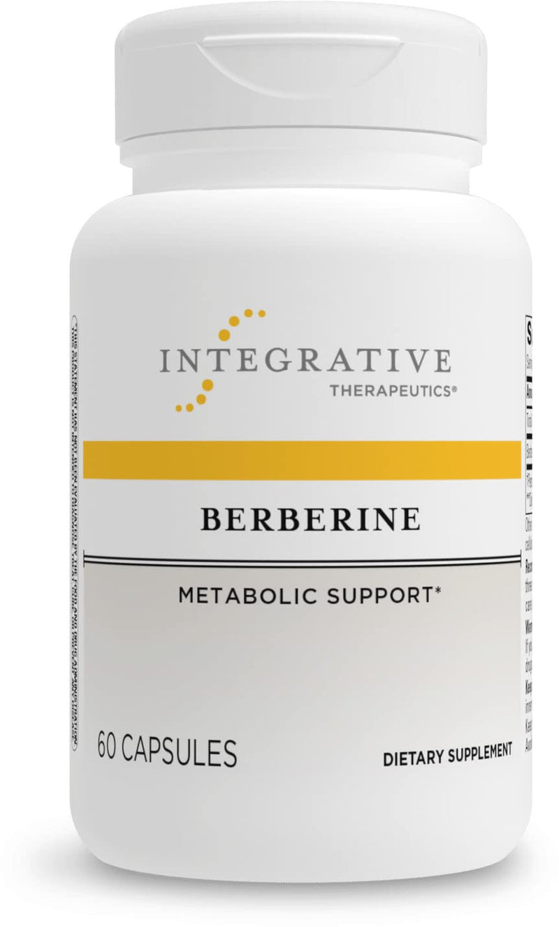 [Australia] - Integrative Therapeutics Berberine - 1000–1500 mg Daily - Berberine HCL Supplement for Metabolic Support* - Gluten-Free & Vegan Supplements for Men & Women - 60 Capsules 1 