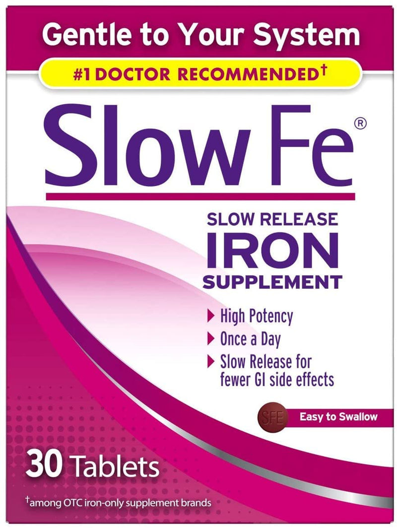 [Australia] - Slow Fe Slow Release Iron, 60 Tablets (Pack of 2) 