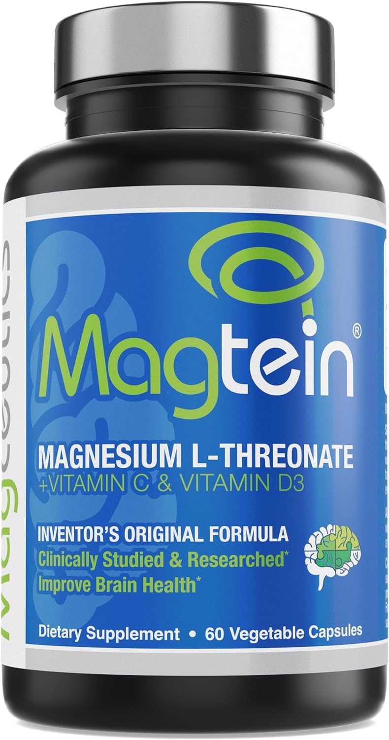 [Australia] - Magnesium L-Threonate, Improve Brain Health, Memory, Cognition, Stress Relief and Sleep Quality - 60 Veg Capsules (30 Days Supply) 