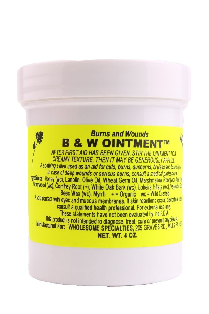 [Australia] - B & W (Burn and Wound) Ointment, 4 Oz. Container 