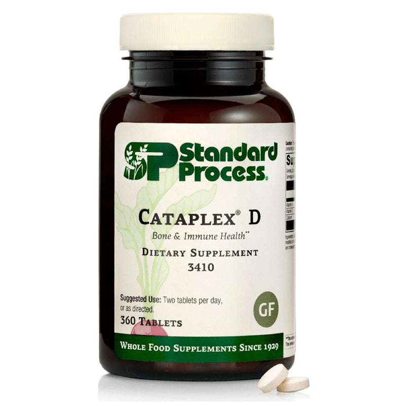 Standard Process Cataplex D, Immune & Bone Health Supplement, 360 Tablets | Supports Immune Function, Bone Density and Mineral Absorption, Immune Health Supplement with Vitamins A and D, Gluten-Free