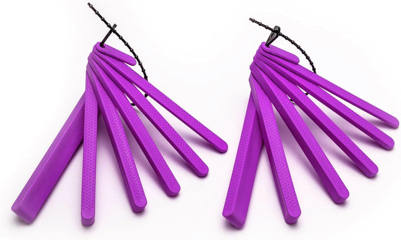 [Australia] - TalkTools Dental Bite Blocks Kit - Jaw Grading for Optimal Oral Motor Skills Development | Suitable for Kids and Adults Seeking Enhanced Jaw Stability and Control - Purple (2 Pack) 