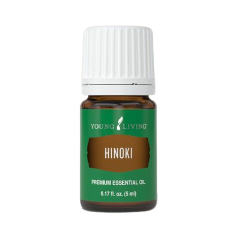 Young Living - Hinoki Essential Oil 5 ml | Refreshing & Calming Ambiance | Ideal for Diffusing at Work | Calming Aroma for Studying | Soothing Post-Workout Massage | Meditation Relaxation