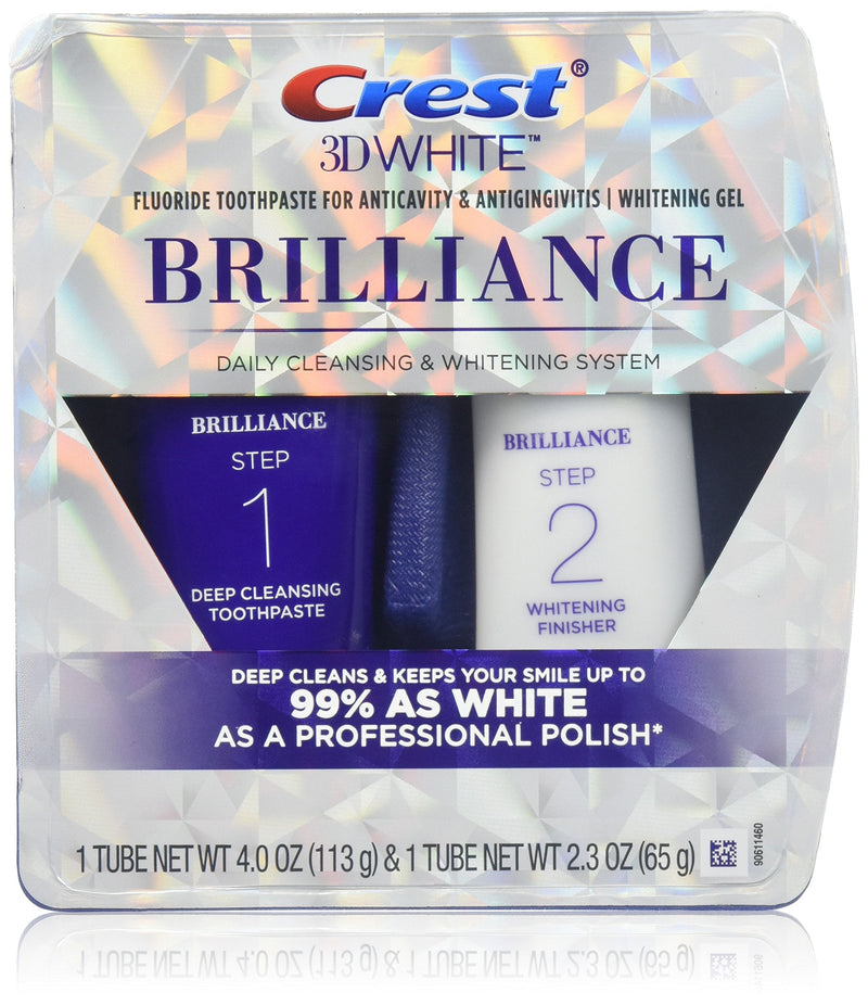 [Australia] - Crest Brilliance Daily Cleasning Toothpaste And Whitening Gel System - 4 Oz 