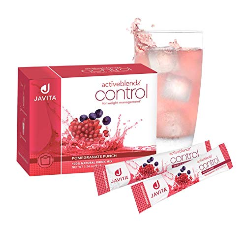 [Australia] - Javita ActiveBlendz Control Pomegranate Powder Drink - Instant Fruit Beverage Made from Grape & Pomegranate with Garcinia Cambogia & Gymnema Sylvestre for Appetite and Weight Management, 24 Pcs 1.24 Ounce (Pack of 1) 