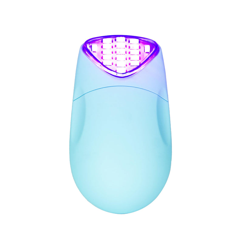 reVive Essentials Acne Device, FDA-cleared Red & Blue Light Acne Tools, Medspa Quality LED Light Therapy Products, Portable Triangular Design Face Tools for Skincare, Battery or USB Power Mini
