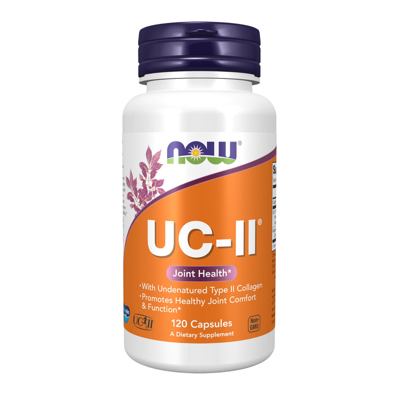 NOW Foods Supplements, UC-II Type II Collagen with Undenatured Type II Collagen, 120 Veg Capsules 120 Count (Pack of 1) Nutritional Supplement