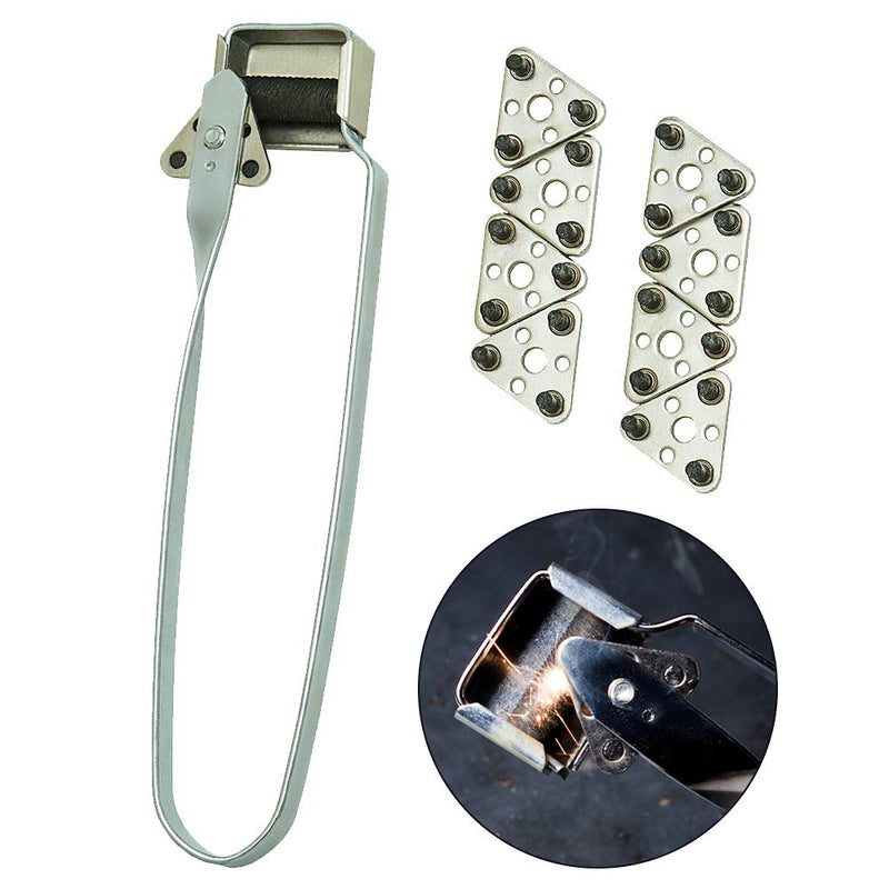 [Australia] - Ally Tools Triple Flint Striker with 9 Rotatable Triple Flints - Long Lasting Triple Flints Perfect as a Welding Striker, Flint Lighter, Torch Striker, Spark Lighter, Striker Lighter, and Striker 