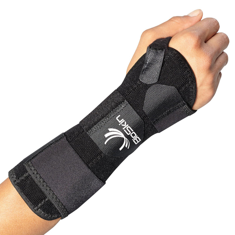 [Australia] - BioSkin Carpal Tunnel Wrist Brace - For Arthritis Pain And Support, Tendonitis, Wrist Sprains, Night Wrist Sleep Support Brace, Wrist Splint, Wrist Support For Women And Men, HSA or FSA Eligible 8-inch XS-S (Left) 