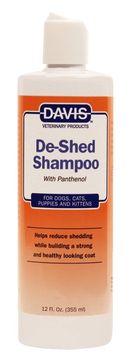 Davis De-Shed Pet Shampoo, 12 oz; Reduces Shedding and removes Undercoat - PawsPlanet Australia