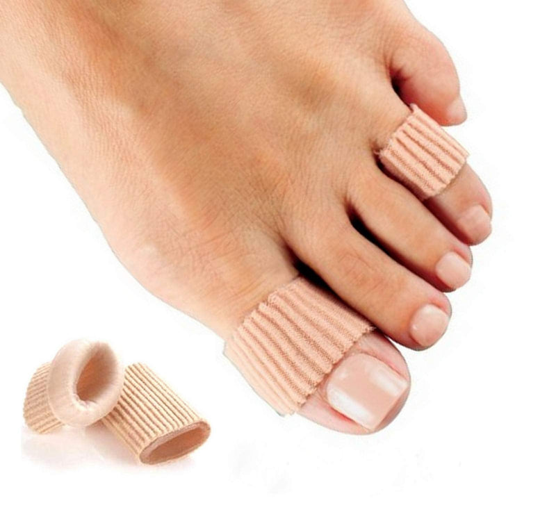 [Australia] - 6pc Toe Protector Gel Cushion Comfort Stretchable Elastic Soft Callus & Corn Wrap 6 Count (Pack of 1) 