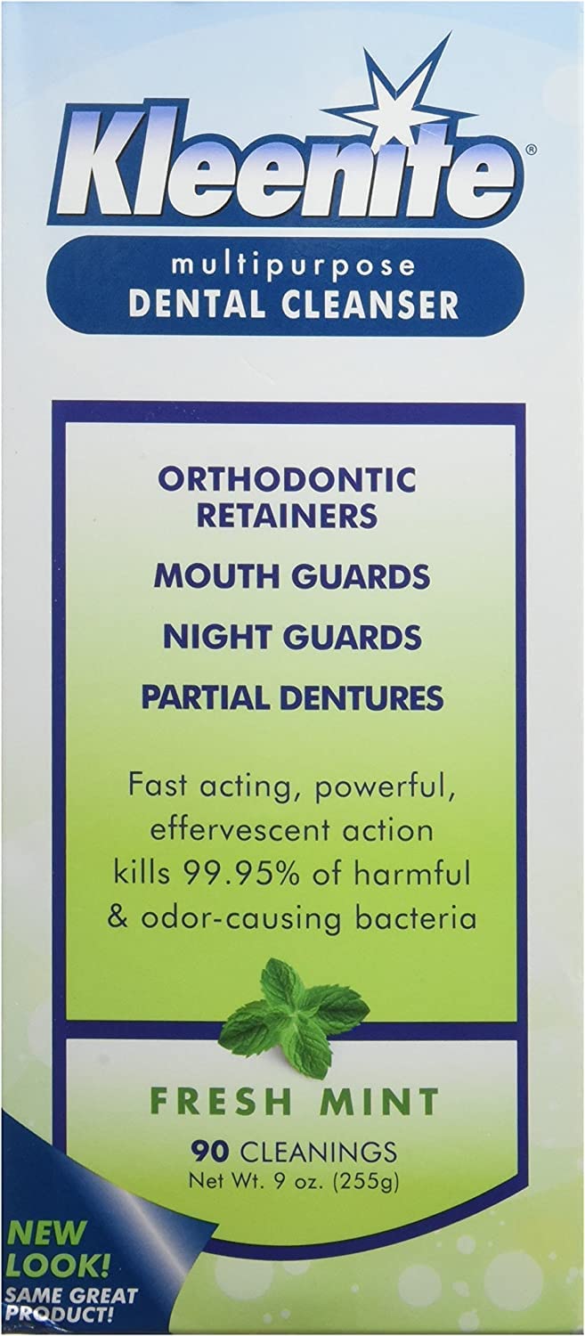 [Australia] - kleenite Multipurpose Dental Cleanser, 90 cleanings, Fresh mint 9 fl oz (Pack of 2) 