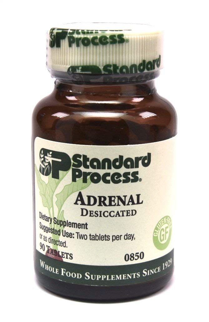 [Australia] - Standard Process- Adrenal Desiccated / Adrenal Support for Energy Production, Immune System Function and Adrenal Health, Gluten Free, 90 Tablets 