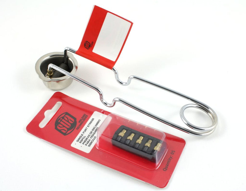 [Australia] - Single Flint Torch Striker/Spark Lighter + Replacement Flints (5 pkg) 