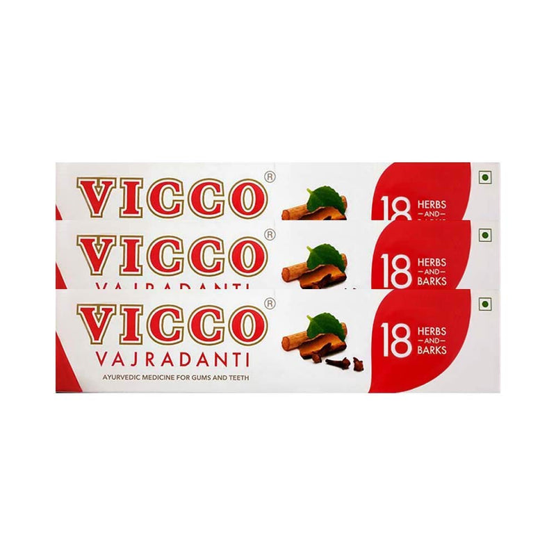 [Australia] - Vicco Vajradanti Toothpaste- 200g (Pack of 3) 
