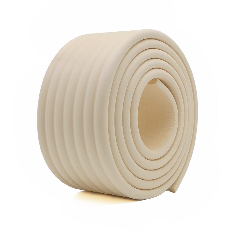 [Australia] - Multifunctional Edge and Corner Guard Coverage Baby Safety Bumper DIY 6.5 Ft (Rice White) Rice White 