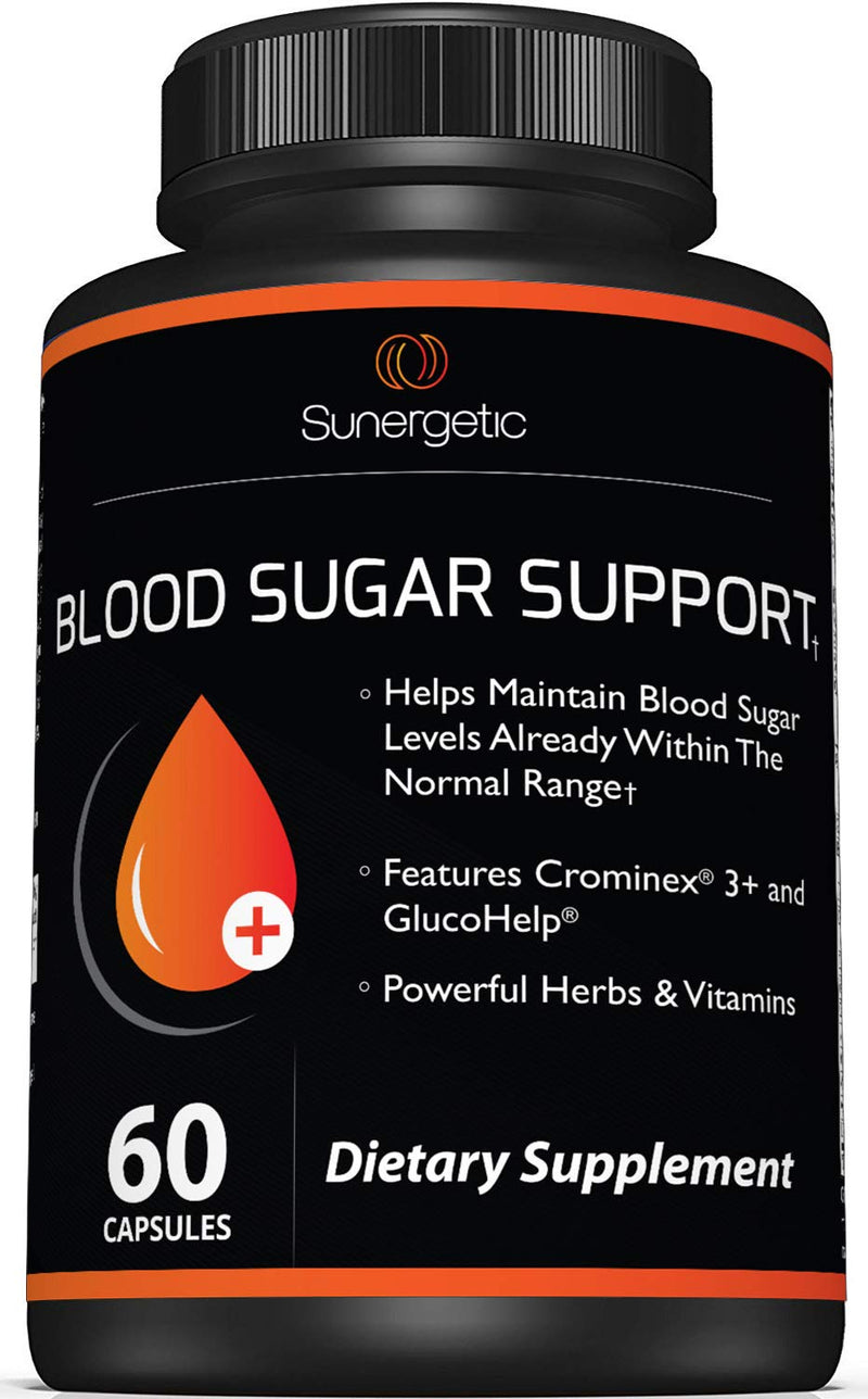 [Australia] - Premium Blood Sugar Support Supplement–Supports Healthy Blood Sugar Levels Already Within Normal Range – Includes Bitter Melon Extract, Vanadium, Chromium, Cinnamon, & Alpha Lipoic Acid-60 Capsules 
