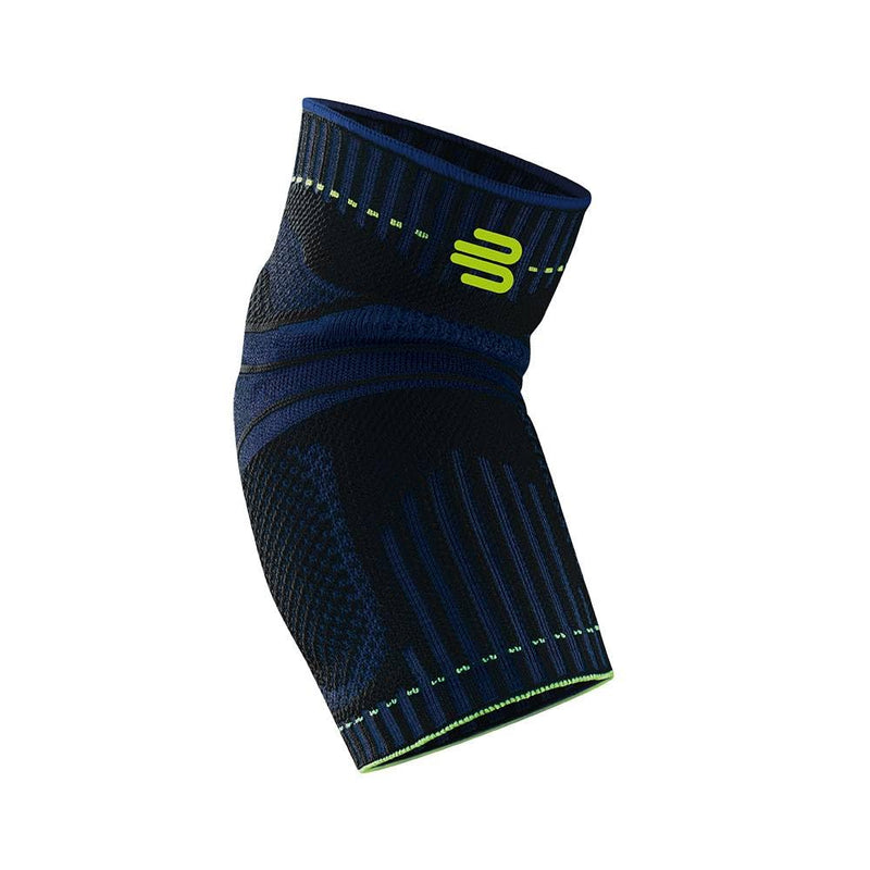 [Australia] - Bauerfeind Sports Elbow Support - Elbow Brace for Pain Relief and Support - Pads for Enhanced Comfort - Targeted Compression - Lightweight & Durable - Black/Navy, Small 