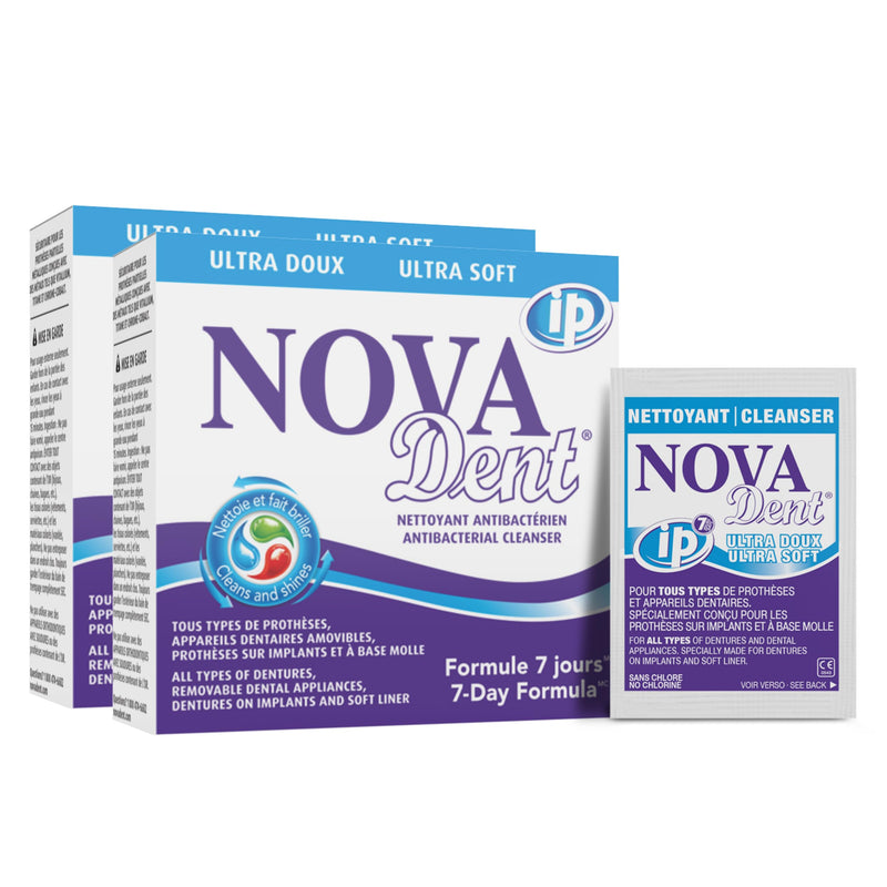 [Australia] - Dentures Cleaner – for Denture on implants, Denture soft liner and Orthodontic appliance without soldering - 6 Months (26 sachets) 26 Count (Pack of 1) 