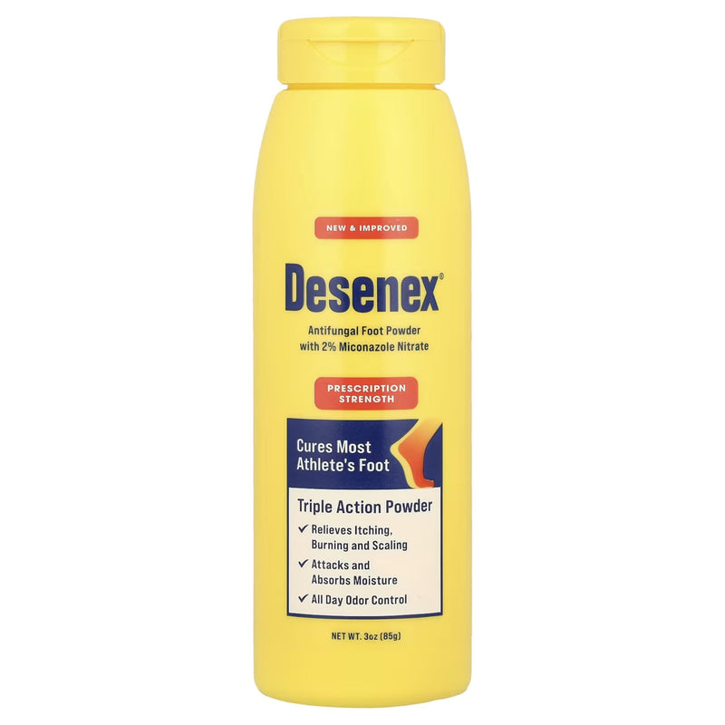 Desenex Antifungal Powder, Cures Athlete's Foot, 2% Miconazole Nitrate 3 oz (85 g)(Pack of 1)