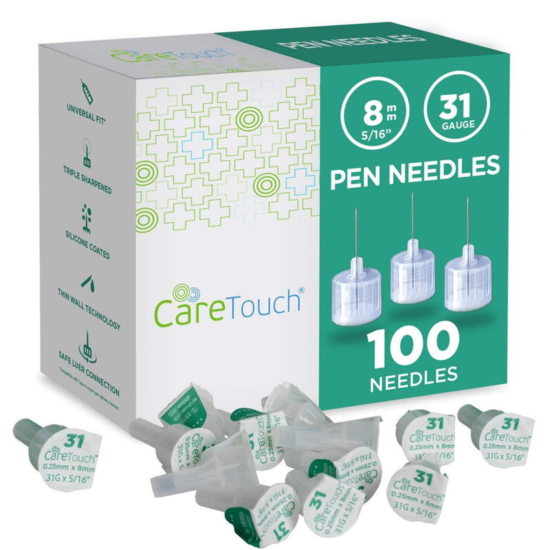 [Australia] - Care Touch CTPN31516 Pen Needle, 31 Gauge, 5/16" Size, 100 Pack 