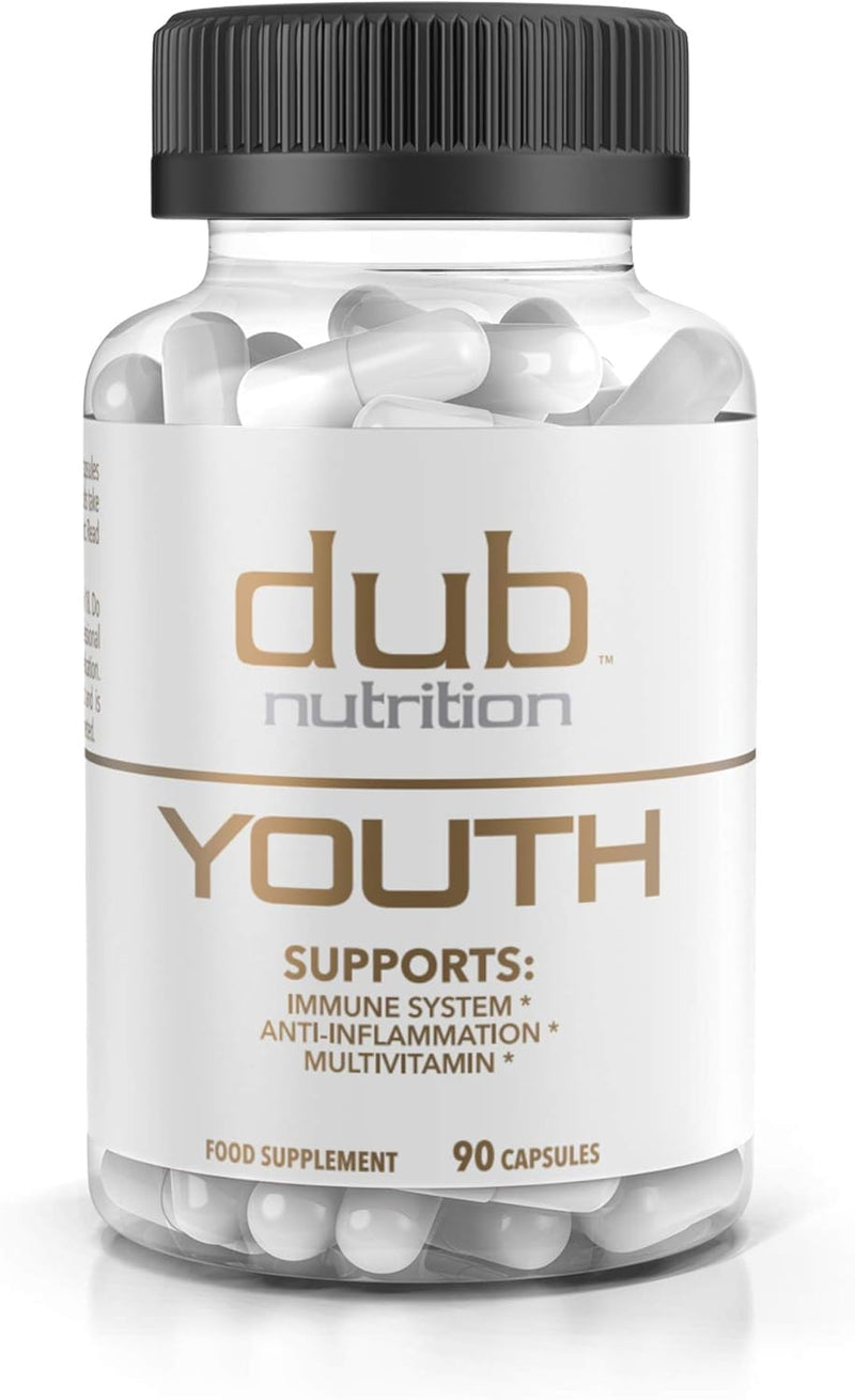 Youth - Daily Wellness Formula - 90 Capsules | Contains Resveratrol, CoQ10, Alpha-Lipoic Acid, Vitamins C & D, Features Daily Wellness Nutrients & Plant Extracts Daily Use