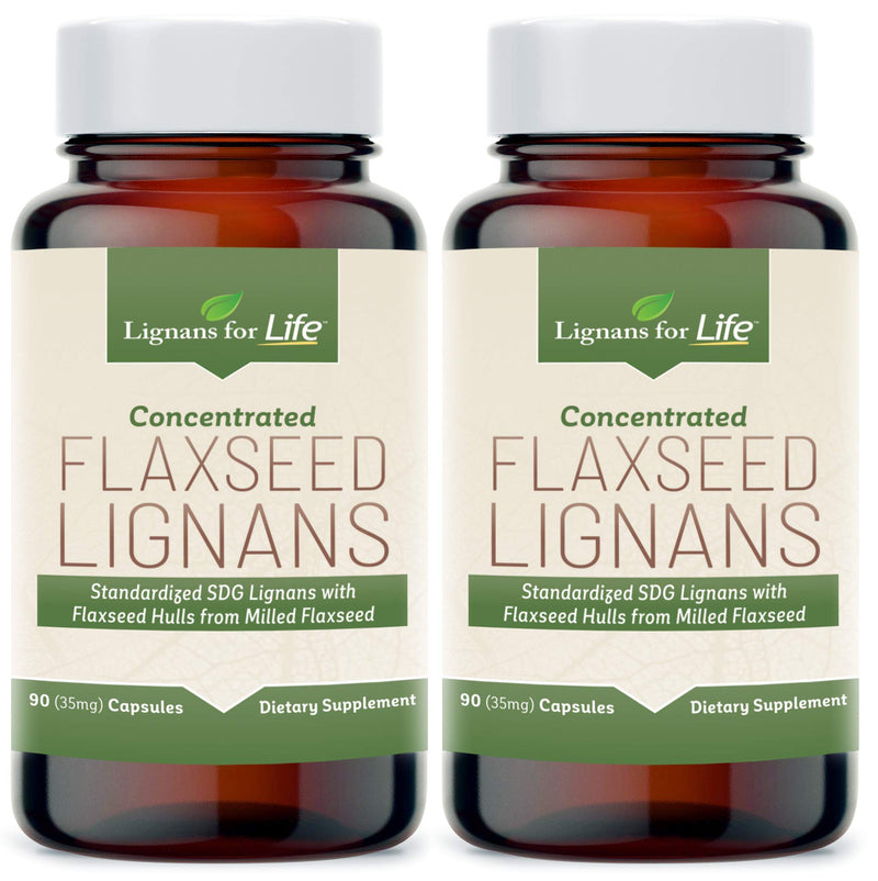 [Australia] - Flaxseed Lignans for Dogs & People - Immune Support, 35mg - 90 capsules, Flax seed Capsules, Nutritional Flaxseed Supplements, Flax w/High Fiber - Flaxseed Vitamins - 2 Pack 35mg, 180 count 