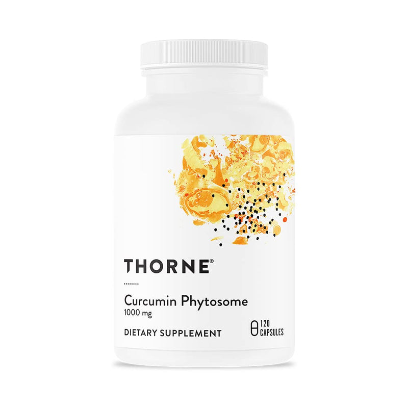 [Australia] - THORNE Curcumin Phytosome 1000 mg (Meriva) - Clinically Studied, High Absorption - Supports Health in Joints, Muscles, GI Tract, Liver, and Brain - 120 Capsules - 60 Servings 120 Count (Pack of 1) 