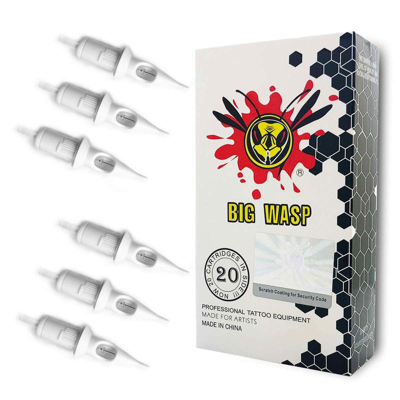 [Australia] - BIGWASP Professional Disposable 1003RL Tattoo Needle Cartridge #10 Bugpin 3 Round Liner (3RL) 20Pcs 30/03RL 