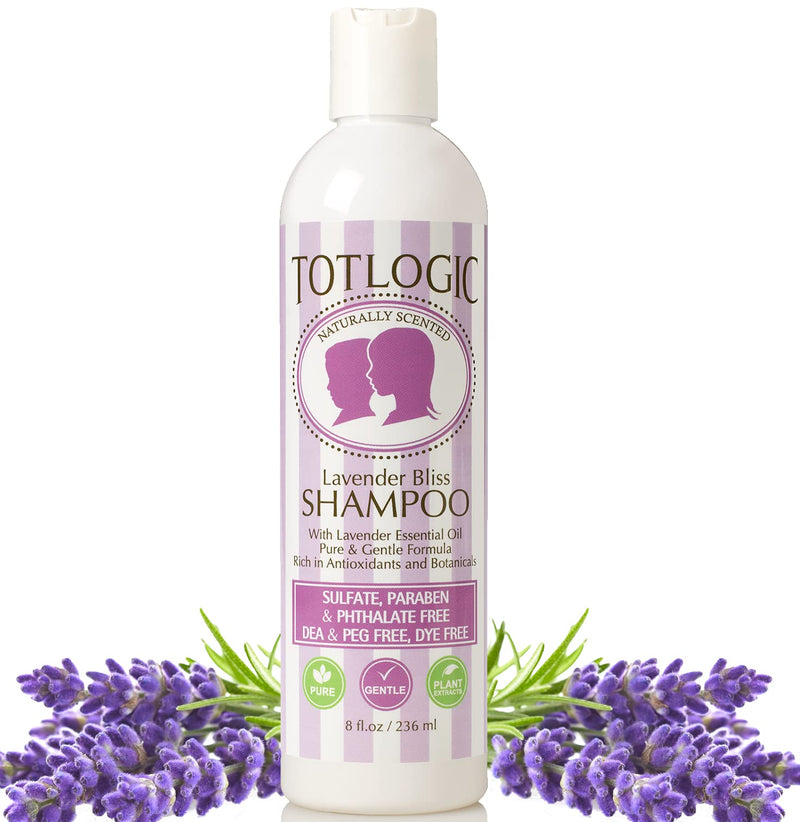 [Australia] - TotLogic Sulfate Free Baby Shampoo- Lavender Bliss Hair Care, 8 oz, No Phthalates, No Formaldehyde, Infused With Natural Antioxidants and Botanicals 