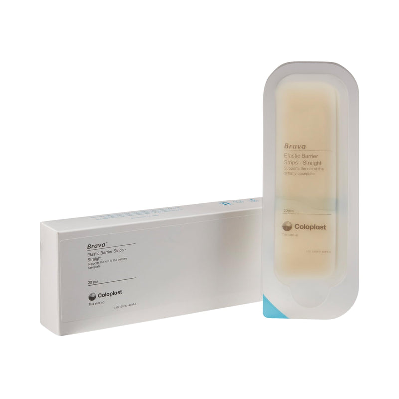 [Australia] - Brava Elastic Barrier Strips, Straight, 5 1/4 Inches Long 120740 (Box of 20) 