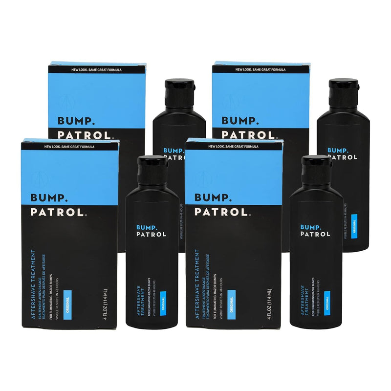 [Australia] - Bump Patrol Original Formula After Shave Bump Treatment Serum - Razor Bumps, Ingrown Hair Solution for Men and Women - 2 Ounces 4 Pack Pack of 4 4 Fl Oz 