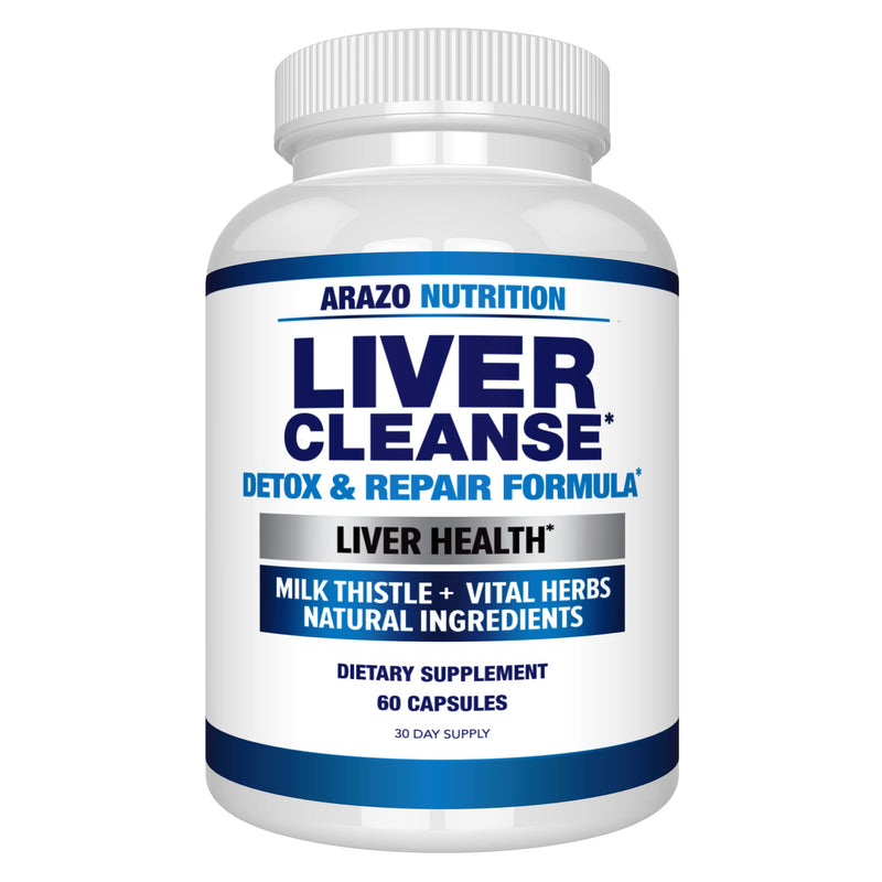 [Australia] - Arazo Nutrition Liver Cleanse Detox & Repair Formula ‚Äì Milk Thistle Herbal Support Supplement: Silymarin, Beet, Artichoke, Dandelion, Chicory Root 