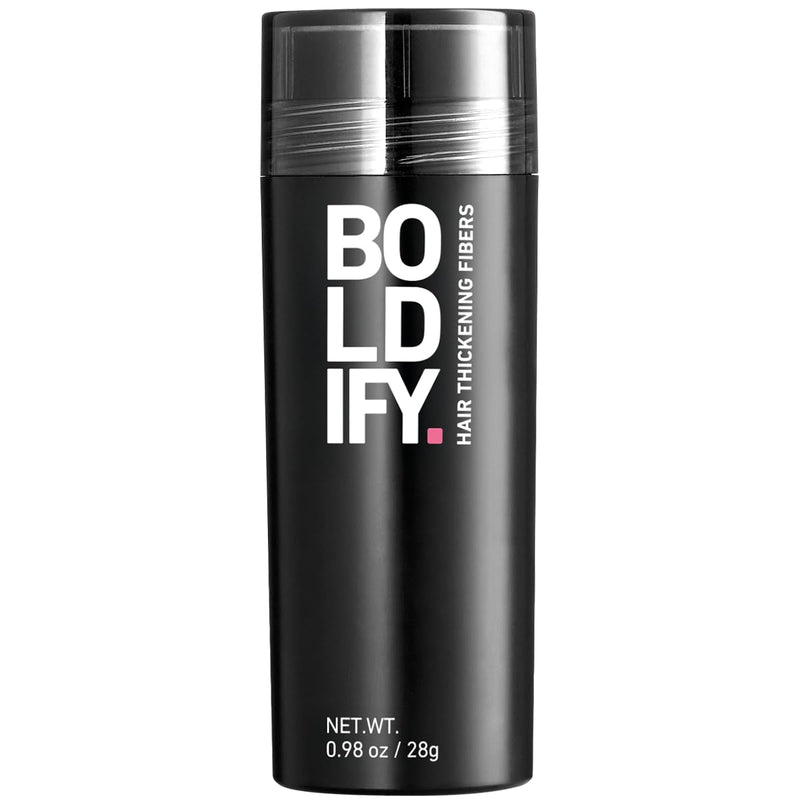 BOLDIFY Hair Fibers for Thinning Hair, for Women & Men, Dark Brown 28g | Instantly Fills Thinning & Fine Hair for a Fuller, Thicker Look - Thin Spot Cover Up - Hair Building Fibers & Hair Powder