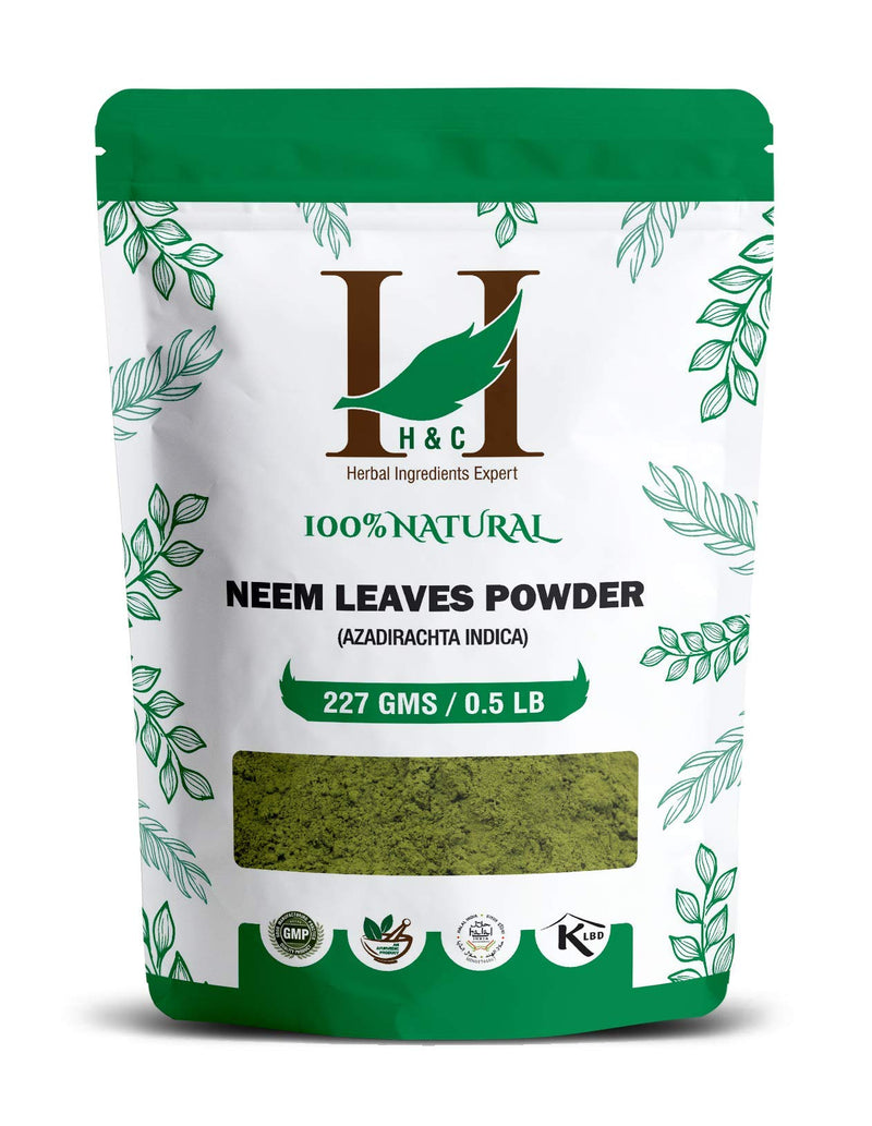 [Australia] - H&C Natural Neem Leaves Powder, 227 Grams (1/2 lb) 
