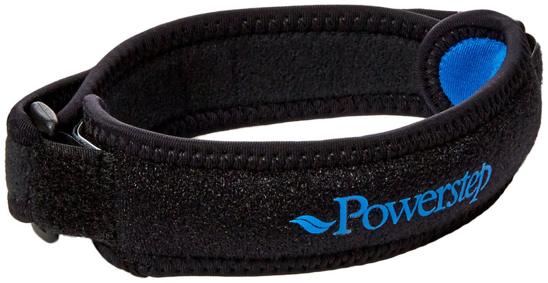 Powerstep unisex adult Powerstep Patella Strap, Un Walking Shoe, Black, One Size US