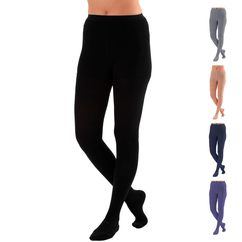 [Australia] - Compression Pantyhose for Women 20-30mmHg - Varicose Veins and Swelling - A204 X-Large Black 