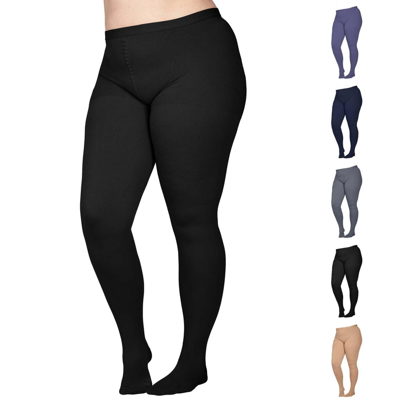 [Australia] - Compression Pantyhose for Women 20-30mmHg - Varicose Veins and Swelling - A204 Medium Black 
