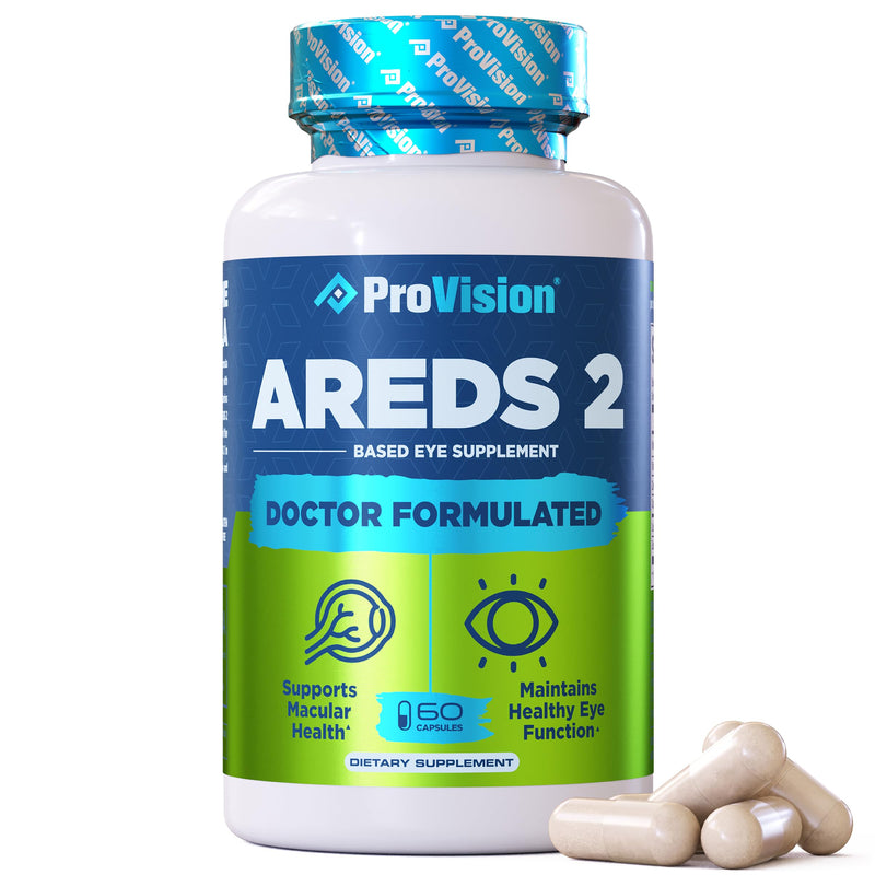 [Australia] - Provision AREDS 2 Eye Vitamins - Enhance Vision Supplements - Lutein Zeaxanthin Vision Complex - 60 Eye Supplement Capsules 