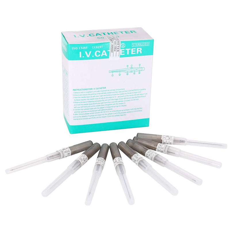 [Australia] - Piercing Needles,New Star Tattoo Box Of 50PCS 16G Gauge Steel Catheter Piercing Needles Supply 