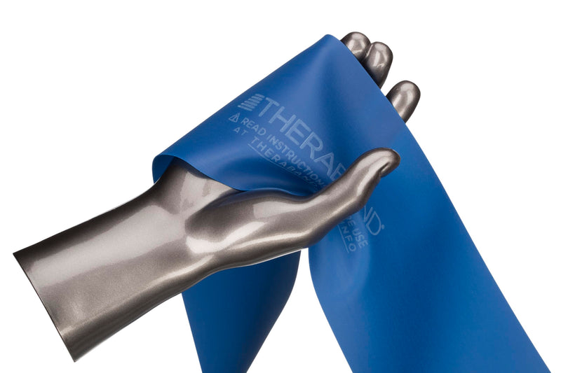 [Australia] - THERABAND Professional Latex Resistance Bands For Rehabilitation, Portable Fitness and Workout, Home Exercise, 5 Foot, Blue, Extra Heavy, Intermediate Level 2, Individual Package Blue - Extra Heavy 