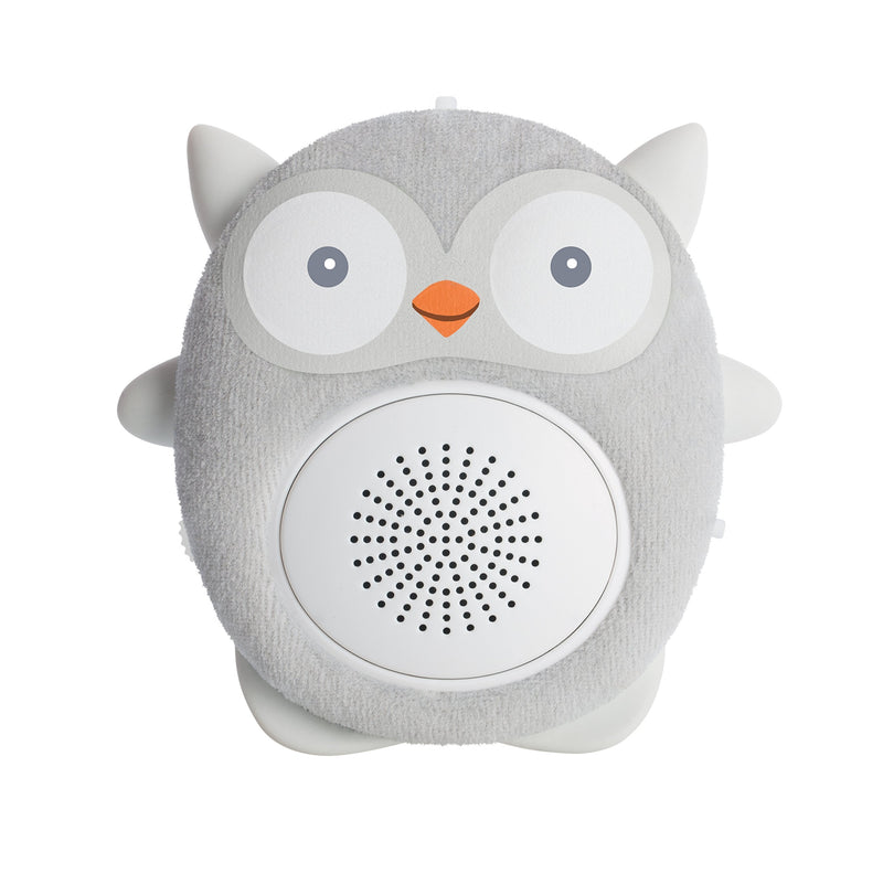 [Australia] - WavHello Portable Baby Sleep Soother - Rechargeable Bluetooth Noise Machine Travel Sound Speaker Great for Cribs, Strollers, Car Seat and More - Ollie The Owl Soundbub, Grey 