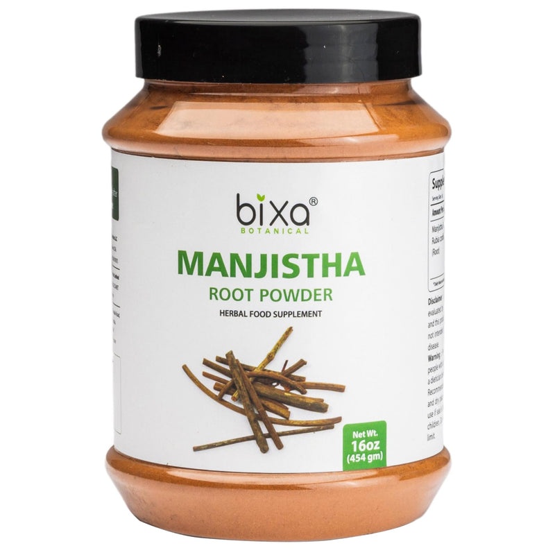 [Australia] - Manjistha Powder (Rubia cordifolia) 1 Pound/16 Oz, Pack of 1| Natural Blood Cleanser & Skin Tonic | Supports Proper Liver Function & Urinary System| Herbal Face Pack (1 Pound / 16 Oz) 1 Pound (Pack of 1) 